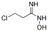 3-CHLORO-N-HYDROXY-PROPANIMIDAMIDE Struktur