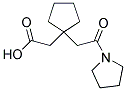 [1-(2-OXO-2-PYRROLIDIN-1-YLETHYL)CYCLOPENTYL]ACETIC ACID Struktur