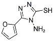 4-AMINO-5-(2-FURYL)-4H-1,2,4-TRIAZOLE-3-THIOL Struktur