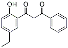 1-(5-ETHYL-2-HYDROXYPHENYL)-3-PHENYLPROPANE-1,3-DIONE Struktur