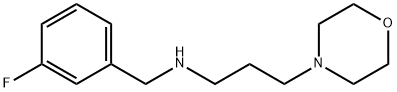 (3-FLUORO-BENZYL)-(3-MORPHOLIN-4-YL-PROPYL)-AMINE Struktur