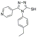 4-(4-ETHYL-PHENYL)-5-PYRIDIN-4-YL-4H-[1,2,4]TRIAZOLE-3-THIOL Struktur