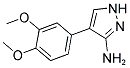 4-(3,4-DIMETHOXYPHENYL)-1H-PYRAZOL-3-AMINE Struktur