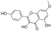 3,5-DIHYDROXY-2-(4-HYDROXY-PHENYL)-7-METHOXY-CHROMEN-4-ONE Struktur