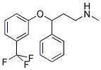 N-METHYL-3-(3'-TRIFLUOROMETHYLPHENOXY)-3-PHENYLPROPYLAMINE Struktur