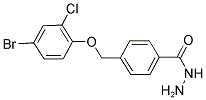 4-(4-BROMO-2-CHLORO-PHENOXYMETHYL)-BENZOIC ACID HYDRAZIDE Struktur