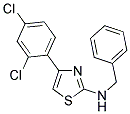 BENZYL-[4-(2,4-DICHLORO-PHENYL)-THIAZOL-2-YL]-AMINE Struktur