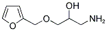 1-AMINO-3-(FURAN-2-YLMETHOXY)-PROPAN-2-OL Struktur