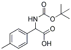 TERT-BUTOXYCARBONYLAMINO-P-TOLYL-ACETIC ACID Struktur