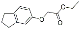 (INDAN-5-YLOXY)-ACETIC ACID ETHYL ESTER Struktur