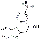 2-BENZOXAZOL-2-YL-1-(3-TRIFLUOROMETHYLPHENYL)ETHANOL Struktur