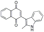 2-(2-METHYL-1H-INDOL-3-YL)NAPHTHOQUINONE Struktur