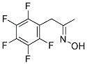 (PENTAFLUOROPHENYL)ACETONE OXIME Struktur