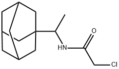 N-(1-ADAMANTAN-1-YL-ETHYL)-2-CHLORO-ACETAMIDE Struktur