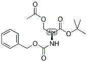 Z-O-ACETYL-L-SERINE T-BUTYL ESTER Struktur