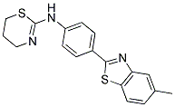 (5,6-DIHYDRO-4H-[1,3]THIAZIN-2-YL)-[4-(5-METHYL-BENZOTHIAZOL-2-YL)-PHENYL]-AMINE Struktur