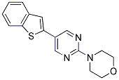 4-[5-(1-BENZOTHIEN-2-YL)PYRIMIDIN-2-YL]MORPHOLINE Struktur