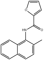 N-(2-METHYL-1-NAPHTHYL)-2-FURAMIDE Struktur