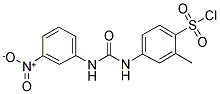 2-METHYL-4-[3-(3-NITRO-PHENYL)-UREIDO]-BENZENESULFONYL CHLORIDE Struktur