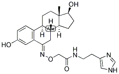 1,3,5(10)-ESTRATRIEN-3,17-BETA-DIOL-6-ONE 6-CARBOXYMETHYLOXIME : HISTAMINE Struktur