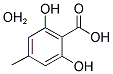 2,6-DIHYDROXY-4-METHYLBENZOIC ACID MONOHYDRATE Struktur