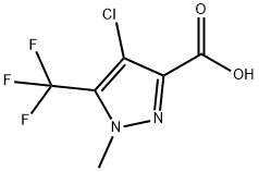 4-CHLORO-1-METHYL-5-TRIFLUOROMETHYL-1 H-PYRAZOLE-3-CARBOXYLIC ACID price.