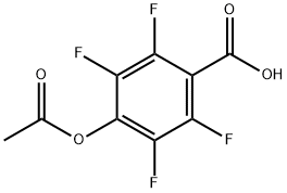 4-ACETOXY-2,3,5,6-TETRAFLUOROBENZOIC ACID Struktur