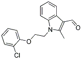 1-[2-(2-CHLOROPHENOXY)ETHYL]-2-METHYL-1H-INDOLE-3-CARBALDEHYDE Struktur