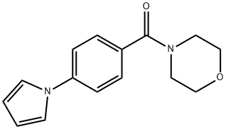 MORPHOLINO[4-(1H-PYRROL-1-YL)PHENYL]METHANONE Struktur