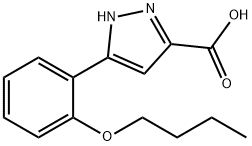 5-(2-BUTOXY-PHENYL)-2H-PYRAZOLE-3-CARBOXYLIC ACID price.