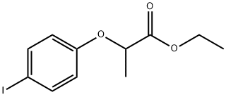 2-(4-IODO-PHENOXY)-PROPIONIC ACID ETHYL ESTER Struktur