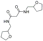 N,N'-BIS-(TETRAHYDRO-FURAN-2-YLMETHYL)-MALONAMIDE Struktur