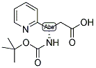 (S)-3-TERT-BUTOXYCARBONYLAMINO-3-PYRIDIN-2-YL-PROPIONIC ACID Struktur