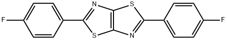 2,5-BIS(4-FLUOROPHENYL)[1,3]THIAZOLO[5,4-D][1,3]THIAZOLE Struktur