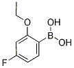 2-ETHOXY-4-FLUOROPHENYLBORONIC ACID Struktur