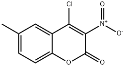 4-CHLORO-6-METHYL-3-NITROCOUMARIN Struktur