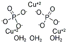 COPPER PHOSPHATE TRIHYDRATE Struktur