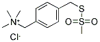 4-((TRIMETHYLAMMONIUM)METHYL)BENZYL METHANETHIOSULFONATE CHLORIDE Struktur