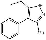 5-ETHYL-4-PHENYL-2H-PYRAZOL-3-YLAMINE Struktur