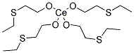 CERIUM IV ETHYLTHIOETHOXIDE Struktur