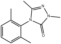 4-(2,6-DIMETHYLPHENYL)-2,5-DIMETHYL-2,4-DIHYDRO-3H-1,2,4-TRIAZOL-3-ONE Struktur