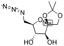 5-AZIDO-5-DEOXY-1,2-O-ISOPROPYLIDENE-BETA-D-FRUCTOSE Struktur