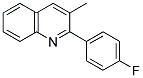 2-(4-FLUOROPHENYL)-3-METHYLQUINOLINE Struktur