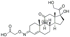 4-PREGNEN-17,21-DIOL-3,11,20-TRIONE 3-CARBOXYMETHYLOXIME : BSA Struktur