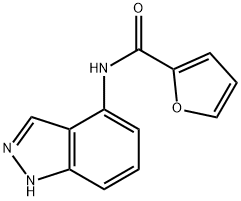 FURAN-2-CARBOXYLIC ACID (1H-INDAZOL-4-YL)-AMIDE Struktur