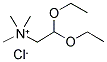 BETAINEALDEHYDE DIETHYLACETAL CHLORIDE Struktur