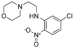 (5-CHLORO-2-NITRO-PHENYL)-(2-MORPHOLIN-4-YL-ETHYL)-AMINE Struktur