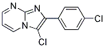 3-CHLORO-2-(4-CHLOROPHENYL)IMIDAZO[1,2-A]PYRIMIDINE Struktur