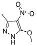 5-METHOXY-3-METHYL-4-NITRO-1H-PYRAZOLE Struktur