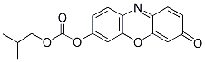 7-(ISOBUTOXYCARBONYLOXY)-3H-PHENOXAZIN-3-ONE Struktur